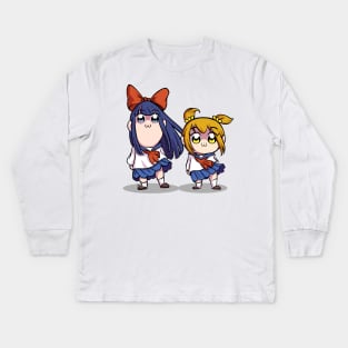 Pop Team Epic Kids Long Sleeve T-Shirt